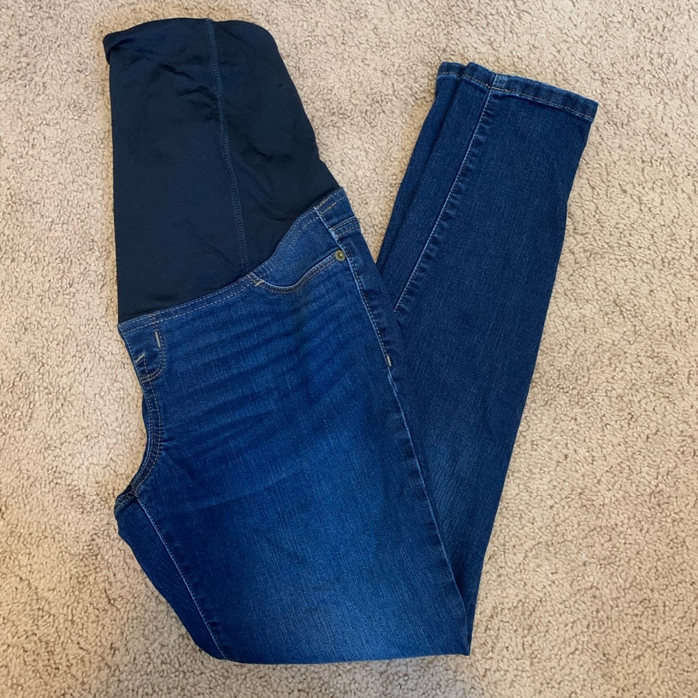 Isabel maternity skinny blue jeans
